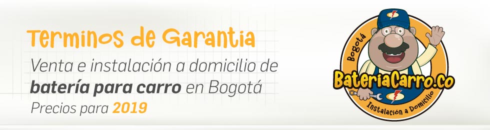 Terminos de garantia bateria para carro